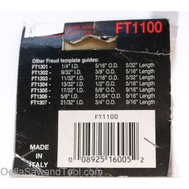 Freud Router Template Guide Adaptor FT1100 New Old Stock